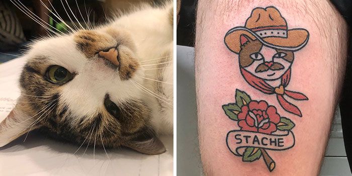 Artista cria tatuagens divertidas estilo desenhos animados, com inspiração em animais de estimação e brinquedos infantis (36 fotos) 5