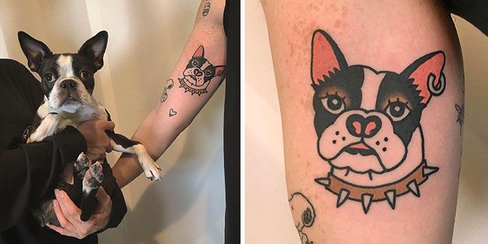 Artista cria tatuagens divertidas estilo desenhos animados, com inspiração em animais de estimação e brinquedos infantis (36 fotos) 20