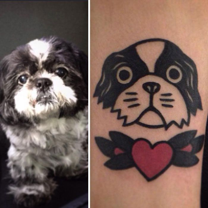 Artista cria tatuagens divertidas estilo desenhos animados, com inspiração em animais de estimação e brinquedos infantis (36 fotos) 21