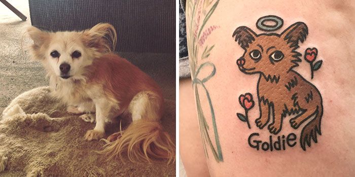 Artista cria tatuagens divertidas estilo desenhos animados, com inspiração em animais de estimação e brinquedos infantis (36 fotos) 35