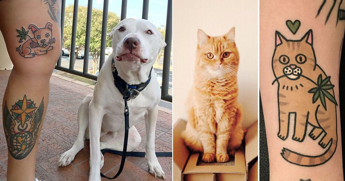 Artista cria tatuagens divertidas estilo desenhos animados, com inspiração em animais de estimação e brinquedos infantis (36 fotos)