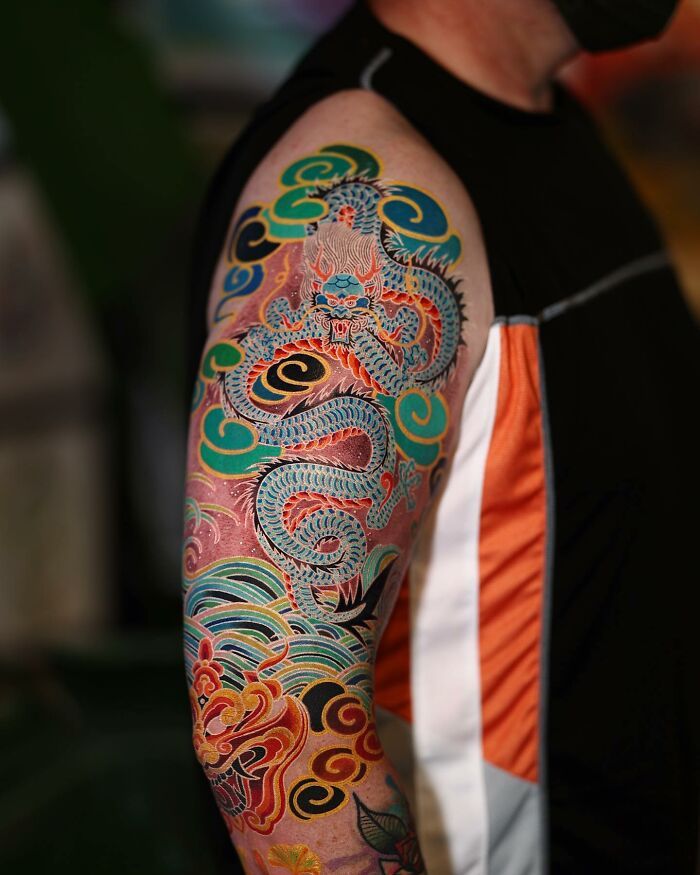 Este artista coreano cria tatuagens hipnotizantes, aqui estão 42 de seus melhores trabalhos 37
