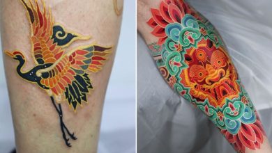Este artista coreano cria tatuagens hipnotizantes, aqui estão 42 de seus melhores trabalhos 8