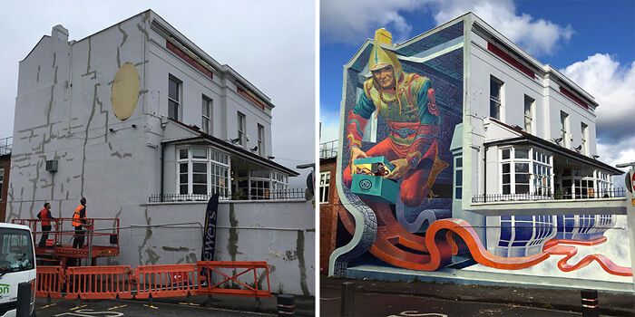 Este artista pinta murais em paredes e lhes dá uma nova vida (30 fotos) 3 Este artista pinta murais em paredes e lhes dá uma nova vida (30 fotos) 3