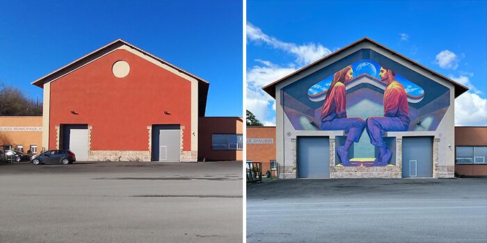 Este artista pinta murais em paredes e lhes dá uma nova vida (30 fotos) 8