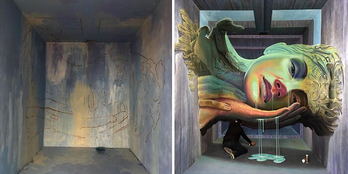 Este artista pinta murais em paredes e lhes dá uma nova vida (30 fotos) 15