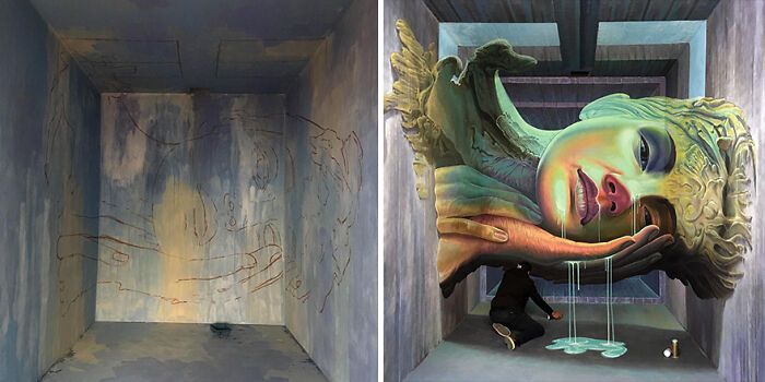 Este artista pinta murais em paredes e lhes dá uma nova vida (30 fotos) 15 Este artista pinta murais em paredes e lhes dá uma nova vida (30 fotos) 15