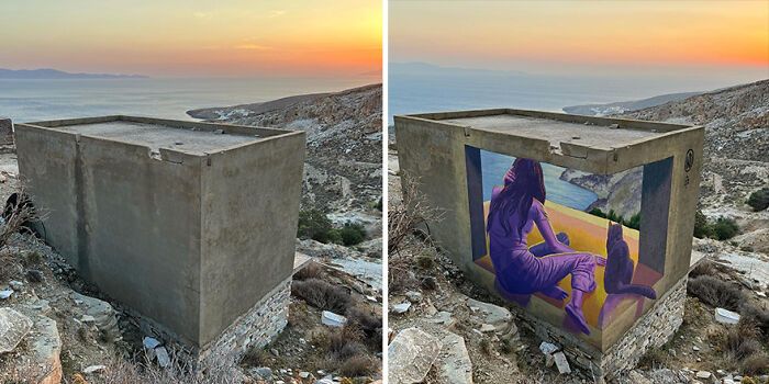 Este artista pinta murais em paredes e lhes dá uma nova vida (30 fotos) 22