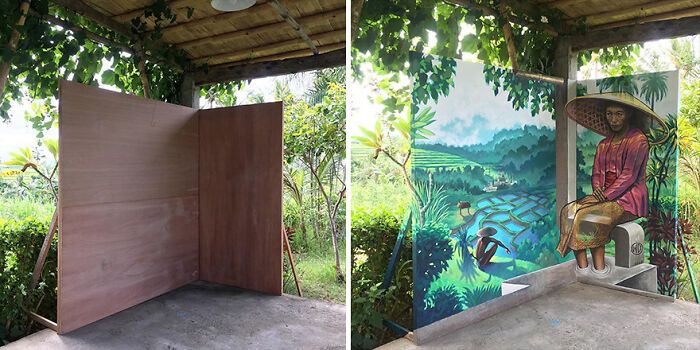 Este artista pinta murais em paredes e lhes dá uma nova vida (30 fotos) 23