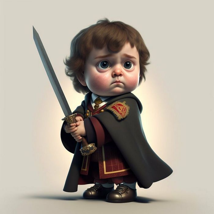 28 personagens da cultura pop são transformados em suas versões infantis 3