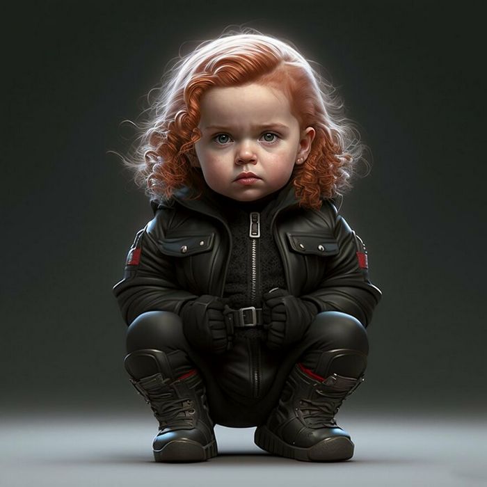 28 personagens da cultura pop são transformados em suas versões infantis 13