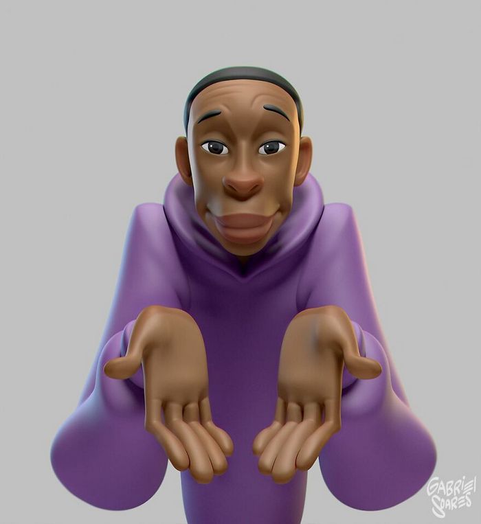 42 personagens e celebridades da cultura pop recriados em caricaturas 3D 2