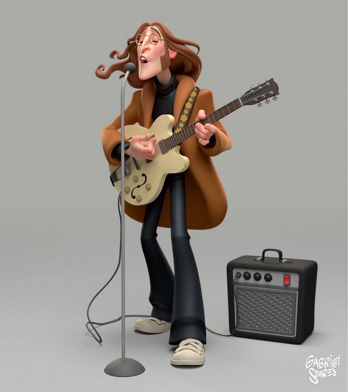 42 personagens e celebridades da cultura pop recriados em caricaturas 3D 9
