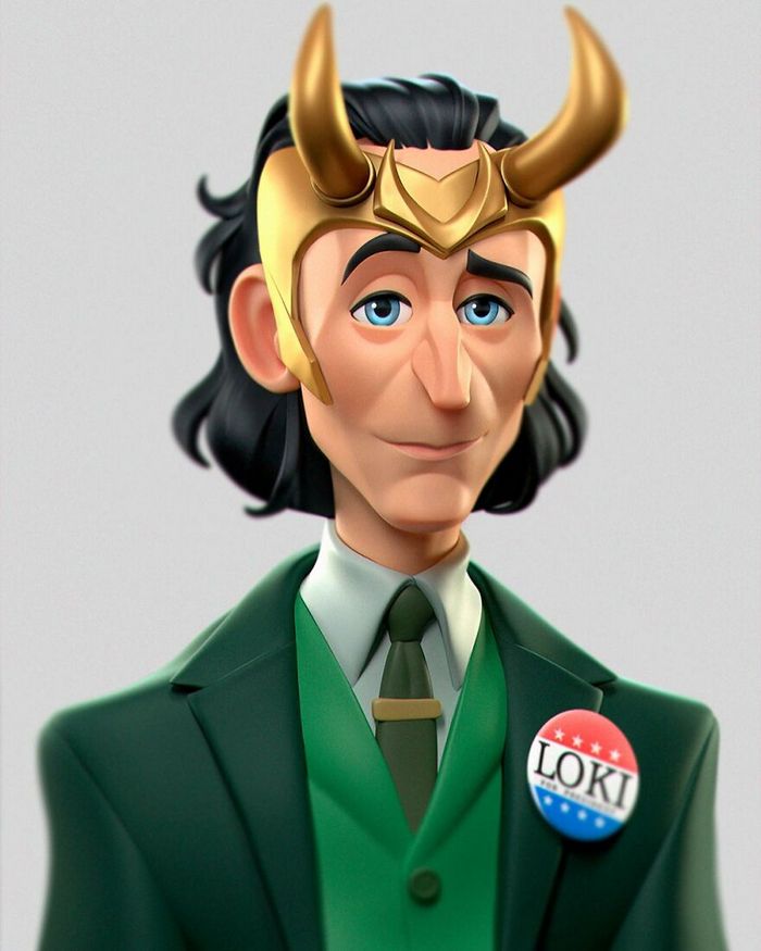 42 personagens e celebridades da cultura pop recriados em caricaturas 3D 10