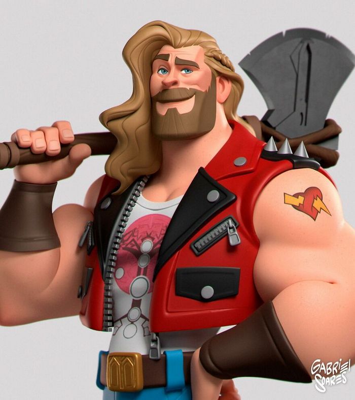 42 personagens e celebridades da cultura pop recriados em caricaturas 3D 12