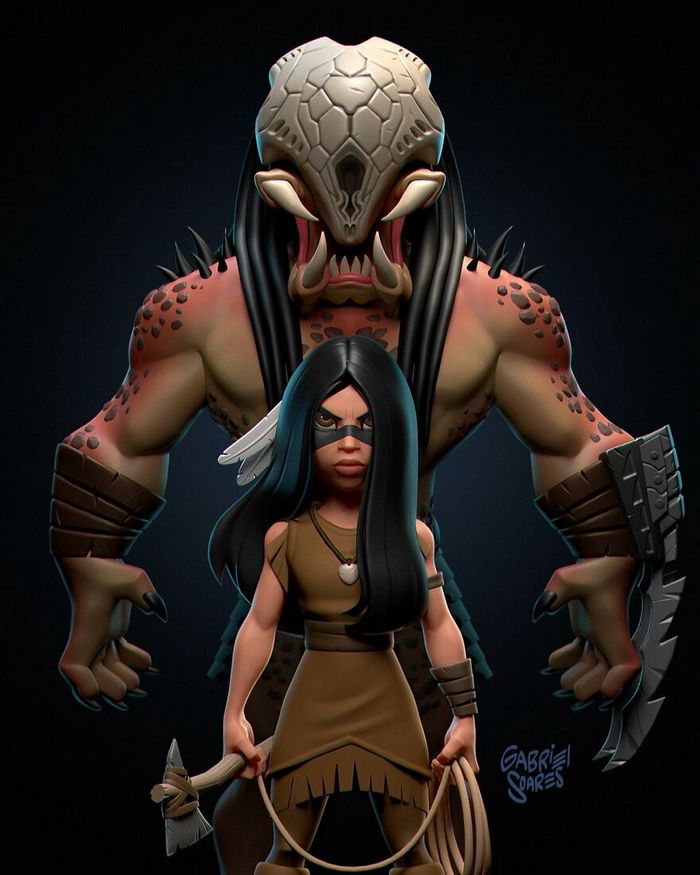 42 personagens e celebridades da cultura pop recriados em caricaturas 3D 21