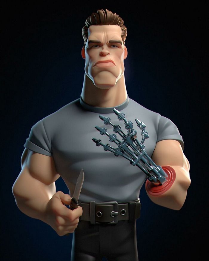 42 personagens e celebridades da cultura pop recriados em caricaturas 3D 22