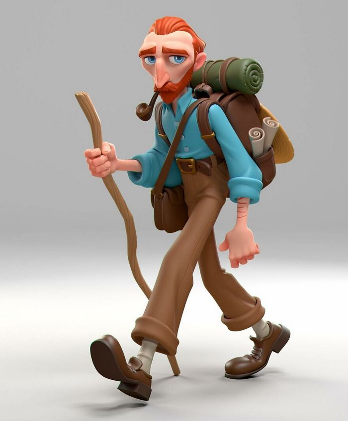 42 personagens e celebridades da cultura pop recriados em caricaturas 3D 26