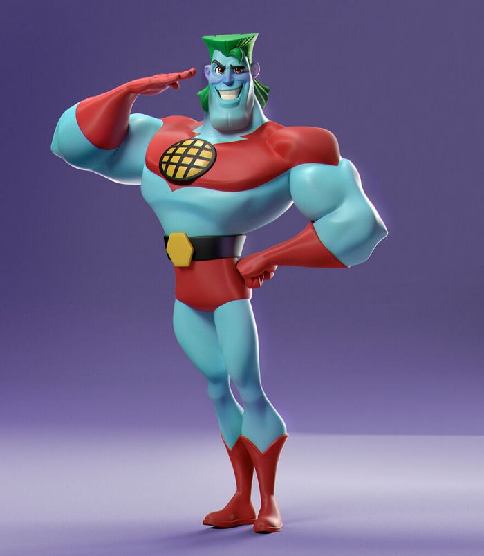 42 personagens e celebridades da cultura pop recriados em caricaturas 3D 41