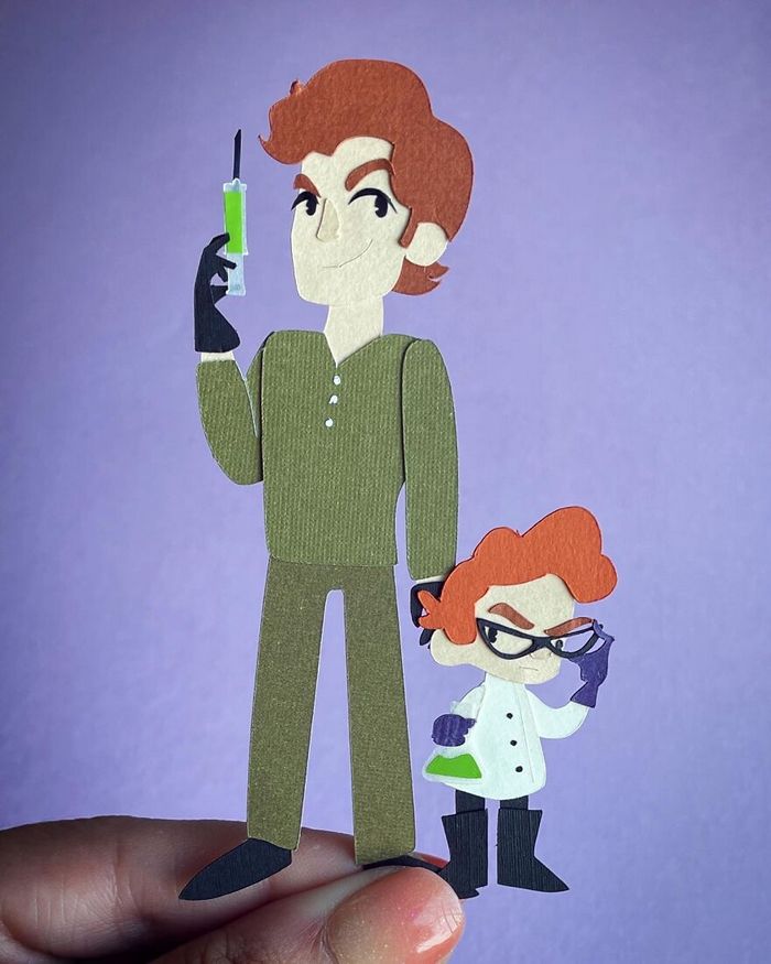 26 personagens populares para cada letra do alfabeto com arte em papel 4