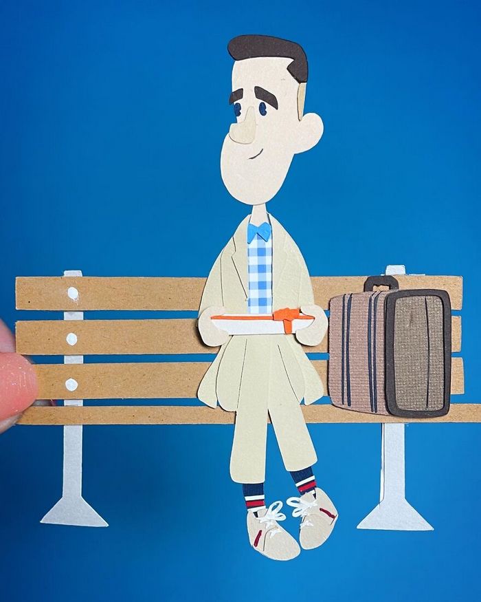 26 personagens populares para cada letra do alfabeto com arte em papel 6