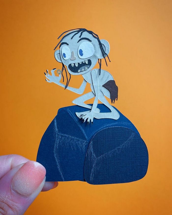 26 personagens populares para cada letra do alfabeto com arte em papel 7