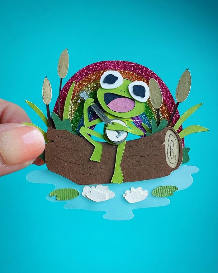 26 personagens populares para cada letra do alfabeto com arte em papel 11