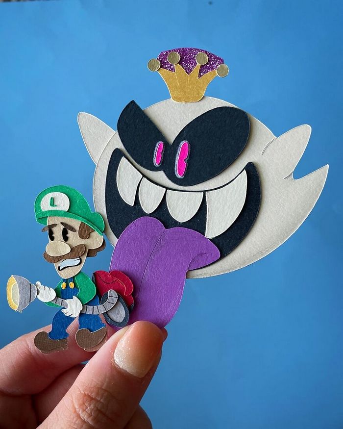 26 personagens populares para cada letra do alfabeto com arte em papel 12