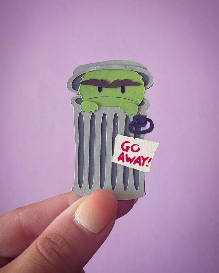 26 personagens populares para cada letra do alfabeto com arte em papel 15