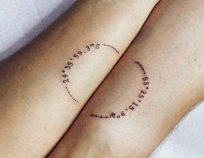 42 tatuagens de irmão e irmã que ficariam incompletas sem a outra 8 42 tatuagens de irmão e irmã que ficariam incompletas sem a outra 8