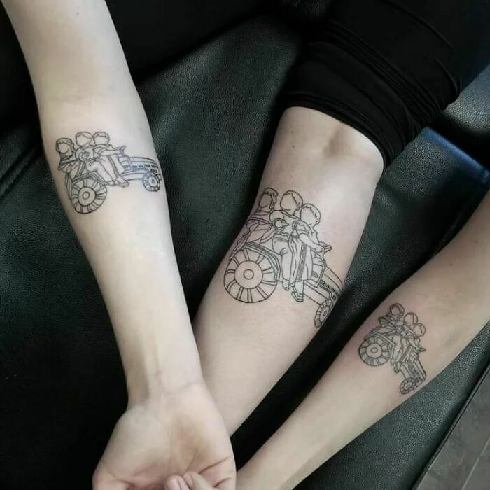 42 tatuagens de irmão e irmã que ficariam incompletas sem a outra 29