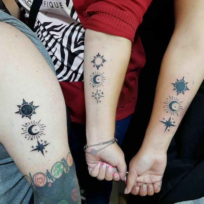 42 tatuagens de irmão e irmã que ficariam incompletas sem a outra 32