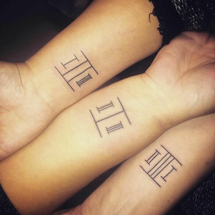 42 tatuagens de irmão e irmã que ficariam incompletas sem a outra 41