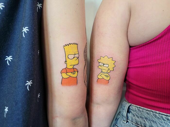 42 tatuagens de irmão e irmã que ficariam incompletas sem a outra 42 42 tatuagens de irmão e irmã que ficariam incompletas sem a outra 42