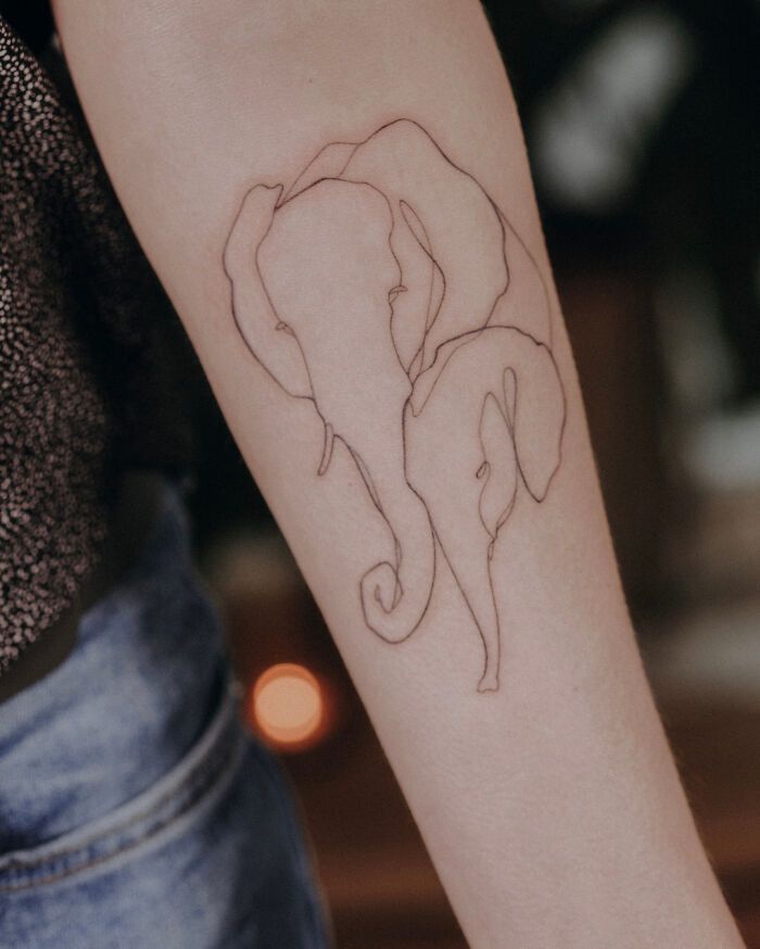 42 tatuagens de linha única que são pura perfeição 14