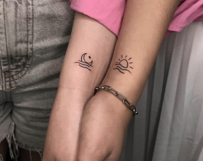42 tatuagens de melhores amigos para comemorar a amizade entre você e seu melhor amigo 16