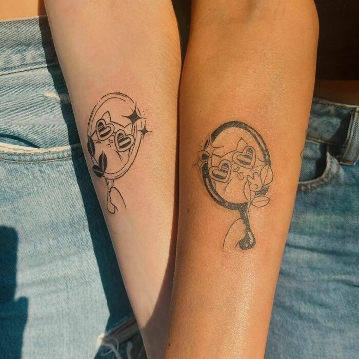 42 tatuagens de melhores amigos para comemorar a amizade entre você e seu melhor amigo 36