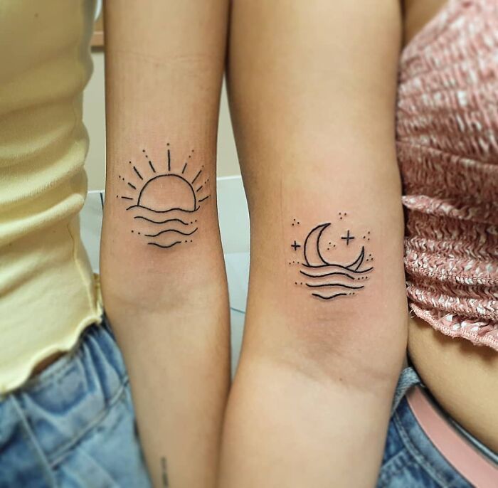 42 tatuagens de melhores amigos para comemorar a amizade entre você e seu melhor amigo 38