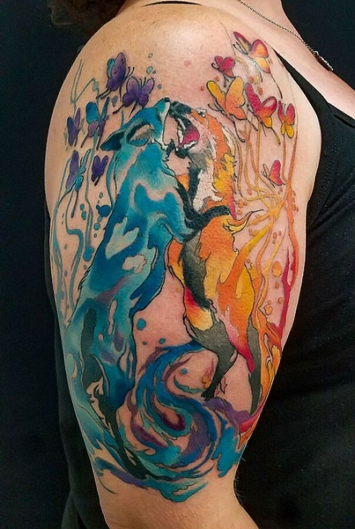 40 tatuagens em aquarela tão lindas que vai de inspirar 9