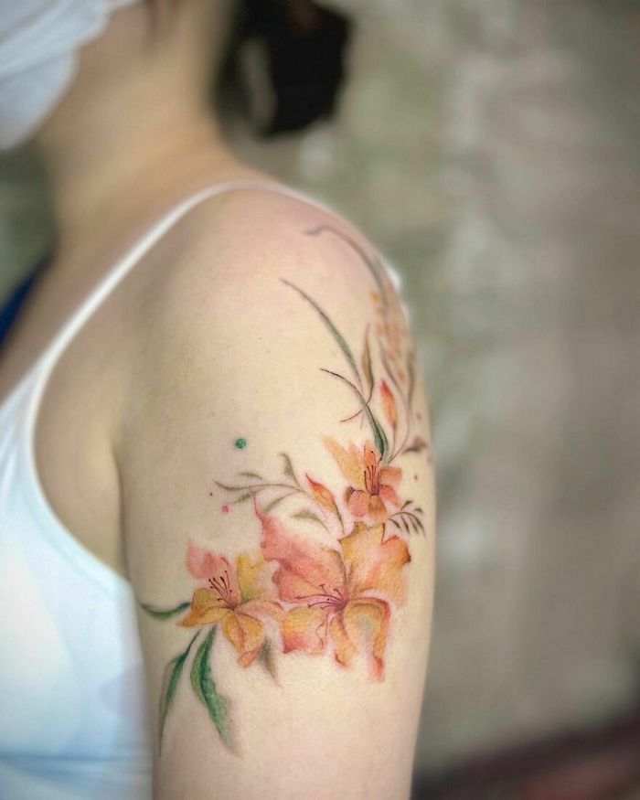 40 tatuagens em aquarela tão lindas que vai de inspirar 21