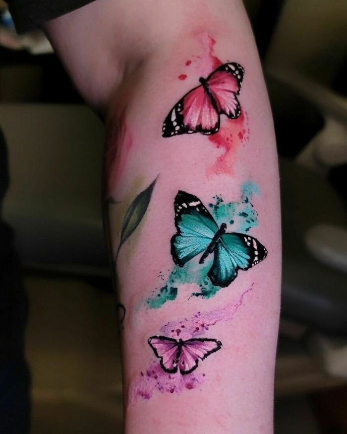 40 tatuagens em aquarela tão lindas que vai de inspirar 32