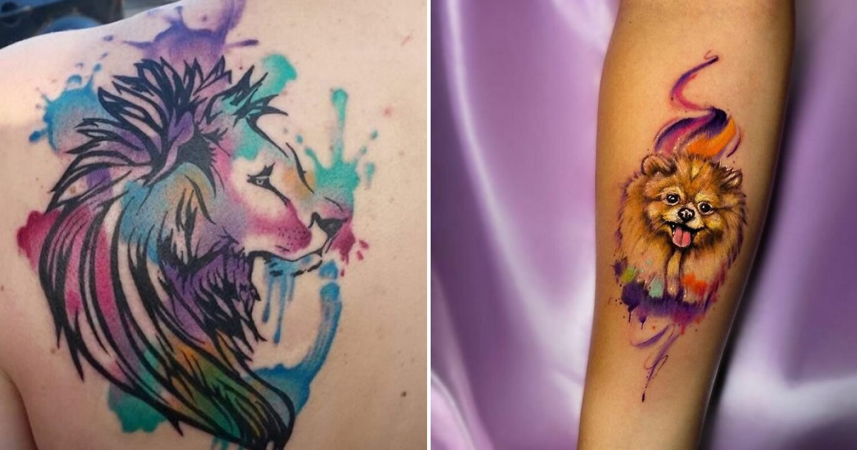40 tatuagens em aquarela tão lindas que vai de inspirar - Tediado
