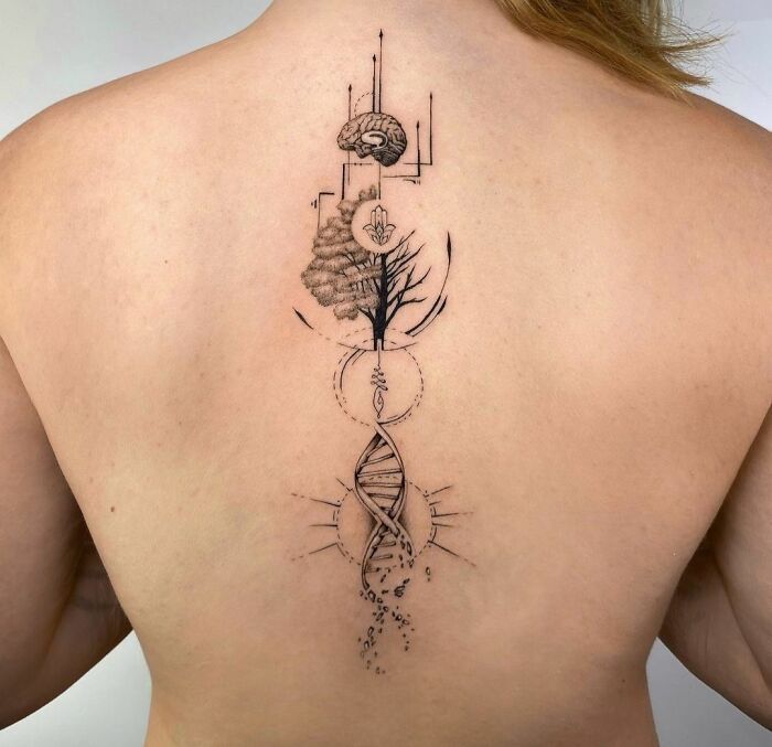 42 tatuagens geométricas que têm tudo a ver com formas e criatividade 5