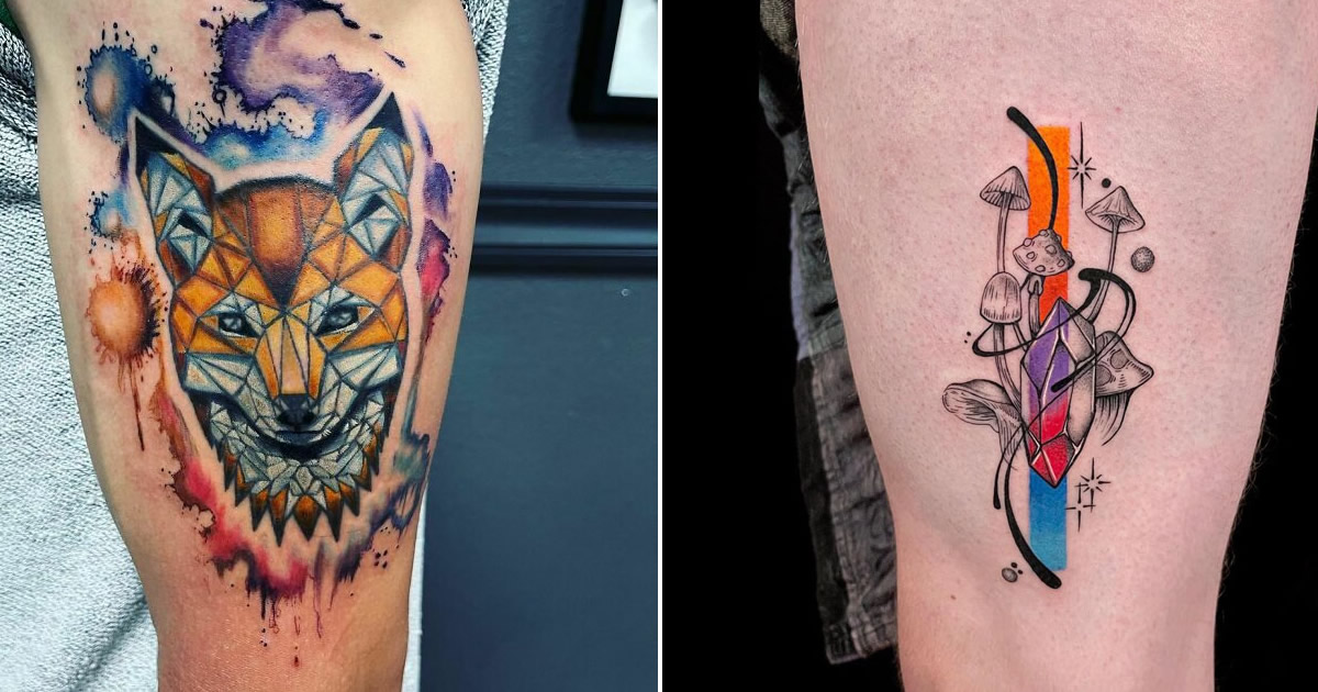 42 tatuagens geométricas que têm tudo a ver com formas e criatividade
