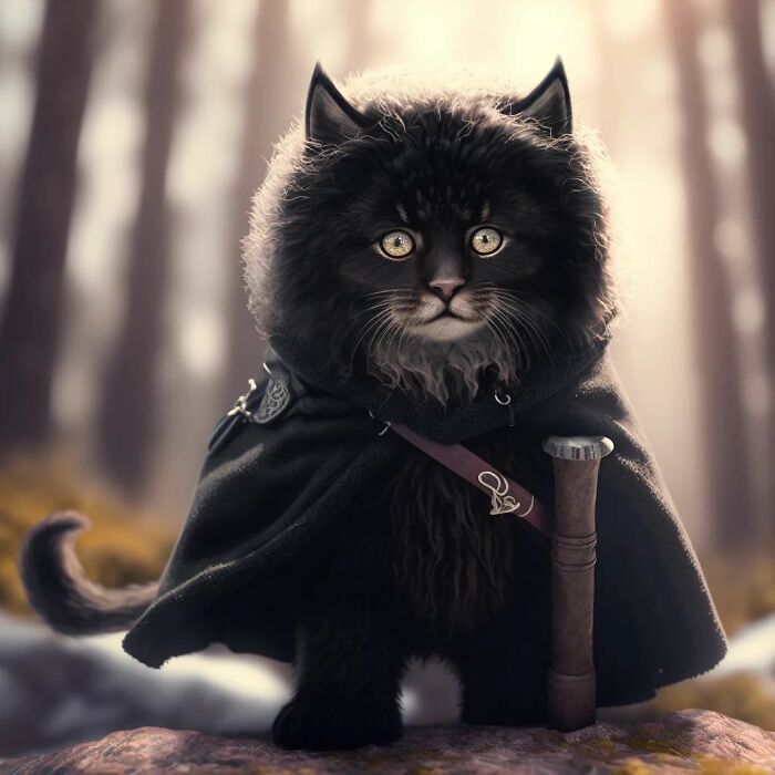 Artista reimaginou personagens famosos de desenhos animados e filmes como adoráveis ​​gatinhos (40 fotos) 4