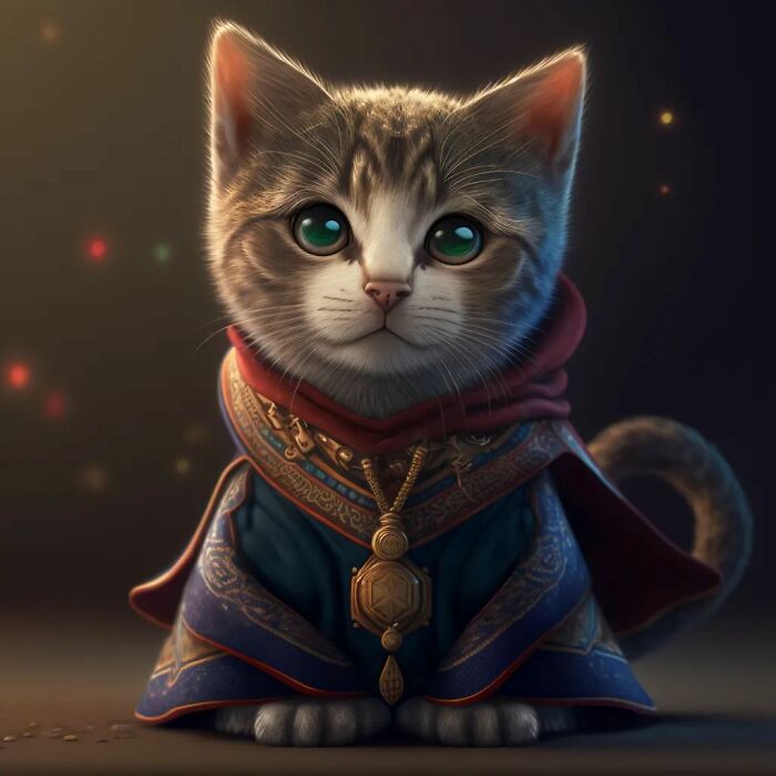Artista reimaginou personagens famosos de desenhos animados e filmes como adoráveis gatinhos (40 fotos) 16 Artista reimaginou personagens famosos de desenhos animados e filmes como adoráveis gatinhos (40 fotos) 16