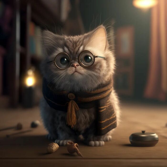 Artista reimaginou personagens famosos de desenhos animados e filmes como adoráveis gatinhos (40 fotos) 18 Artista reimaginou personagens famosos de desenhos animados e filmes como adoráveis gatinhos (40 fotos) 18