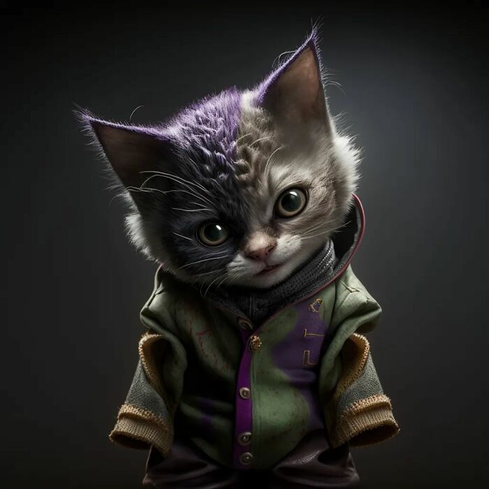 Artista reimaginou personagens famosos de desenhos animados e filmes como adoráveis ​​gatinhos (40 fotos) 20