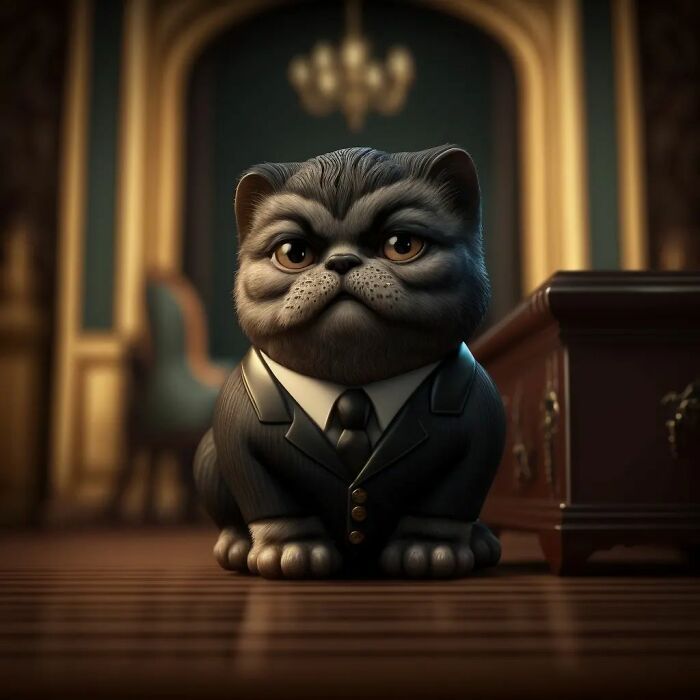 Artista reimaginou personagens famosos de desenhos animados e filmes como adoráveis gatinhos (40 fotos) 25 Artista reimaginou personagens famosos de desenhos animados e filmes como adoráveis gatinhos (40 fotos) 25