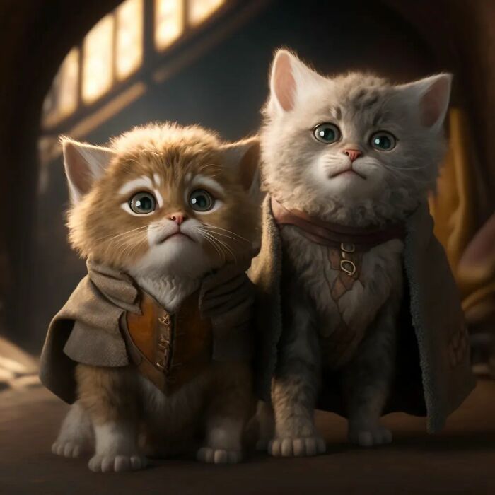 Artista reimaginou personagens famosos de desenhos animados e filmes como adoráveis gatinhos (40 fotos) 31 Artista reimaginou personagens famosos de desenhos animados e filmes como adoráveis gatinhos (40 fotos) 31